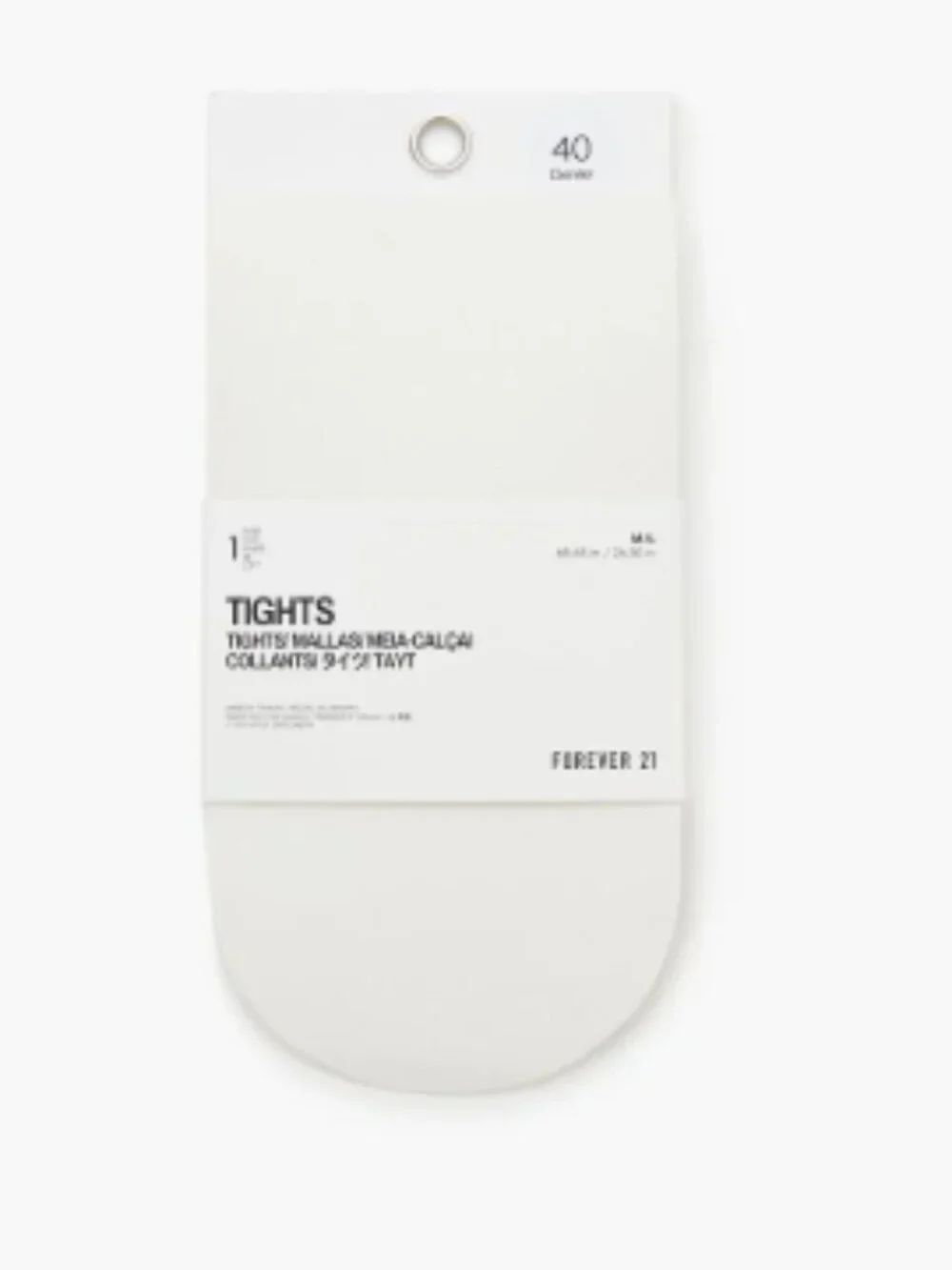Forever 21 Opaque Nylon-Blend Tights S/M NEW